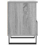 Bedside Cabinets 2 pcs Grey Sonoma 40x35x50 cm Engineered Wood 830649