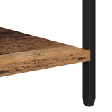 Bedside Table 2 pcs Old Wood 40 x 40 x 50 cm Engineered Wood 881813