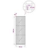Gabion with 5 mm Wire and 5x2.5 cm Mesh 50x10x150 cm 3463507