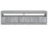 LED TV Cabinet Grey Sonoma Engineered Wood 897431