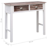 Console Table Brown 90x30x77 cm Wood 284144