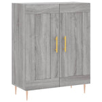 Highboard Grey Sonoma 69.5x34x180 cm Engineered Wood 3199679