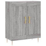 Highboard Grey Sonoma 69,5x34x180 cm Engineered Wood 3199679