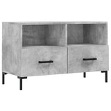 TV Cabinet Concrete Grey 80x36x50 cm Engineered Wood 828976