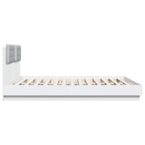 Bed Frame without Mattress White 200x200cm 3209891