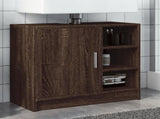 Sink Cabinet Brown Oak 63x29x55 cm Engineered Wood 848135
