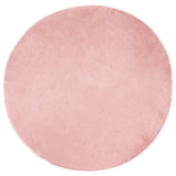 Faux Sheepskin Rug TAFALLA Pink 200 cm Polyester 42021561