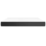 Pocket Spring Bed Mattress Black 193x203x20cm King Faux Leather 347889