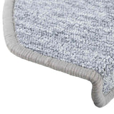 Stair Mats 30 pcs 65x24x4 cm Light Grey Half Round Large 3365752