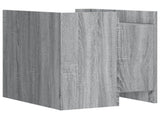 Bedside Cabinet Grey Sonoma 45x50x50 cm Engineered Wood 848302