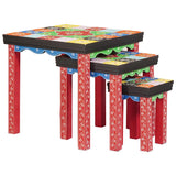 Square Table 3 pcs Multicolour 4017583