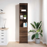 Highboard Brown Oak 37.5x35x180 cm Engineered Wood 861667