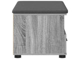 Hall Bench with Cushion with Drawer Grey Sonoma 80 x 38 x 46 cm 891461