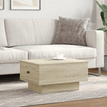 ZNTS Coffee Table Sonoma Oak 60x45x31 cm Engineered Wood 848082