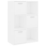 Storage Cabinet White 60x29.5x90 cm Engineered Wood 801134