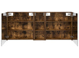 Bathroom Cabinet Set 3 pcs 120 x 14.5 x 70 cm Engineered wood 3403748