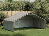 Outdoor Dog Kennel with Cover 3x2x1.9 m Galvanised Steel 4105409