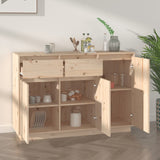 Sideboard 110x34x75 cm Solid Wood Pine 814329