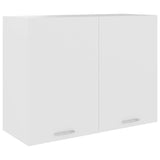 Hanging Cabinet Lyon White 80x31x60 cm Engineered Wood 801276