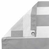 Balcony Screen Light Grey and White 100 x 1000 cm Oxford Fabric 42030947