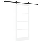 Sliding Door Manual ORKDAL White 86 x 198.5 cm Wood and metal 3332480