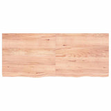 Table Top Light Brown 120x50x cm Treated Solid Wood Oak 3156373