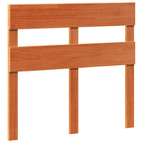 Bed Frame without Mattress Wax Brown 90x200 cm Solid Wood Pine 850796