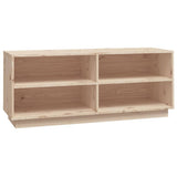 Shoe Cabinet 110x34x45 cm Solid Wood Pine 813540