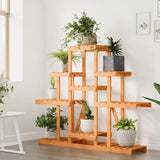 Flower Stand 110x25x96 cm Solid Wood Fir 362850