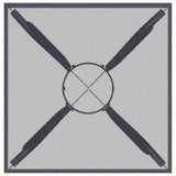 Garden Table Anthracite 50x50x72 cm Steel Mesh 362730