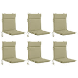 6-Piece High Back Chair Cushions GEMERT 6 pcs 100% Polyester 946446