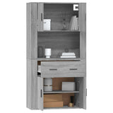 Highboard Grey Sonoma Engineered Wood 3185373