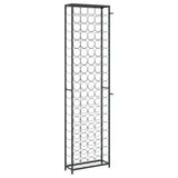 Wine Rack for 95 Bottles Black 54x18x200 cm Wrought Iron 358368