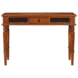 Desk with Drawer 110x50x76 cm Solid Wood Acacia 356973
