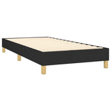 Box Spring Bed Frame Black Single Fabric 3121174