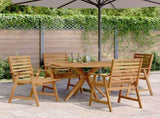 5 Piece Garden Dining Set Solid Wood Acacia 3283566