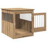 Dog Crate Furniture Artisan Oak 64.5x80x71 cm Engineered Wood 857646