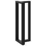 ZNTS Bar Table Legs T-Shaped 2 pcs Black 40x35x cm Steel 4013096