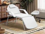 Portable Massage Table, 3 Section Adjustable Beauty Bed, Foldable Massage Bed with Face Hole, T3398P378893
