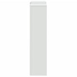 Radiator Cover White 205x21.5x83.5 cm Engineered Wood 852717