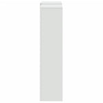 ZNTS Radiator Cover White 205x21.5x83.5 cm Engineered Wood 852717