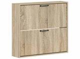 Wall-Mounted Shoe Cabinet HOORN 71 x 17 x 86 cm Engineered Wood 897297