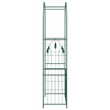 Garden Arch with Lock Green 102 x 50 x 218 cm 42021345