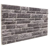 3D Wall Panels 10 pcs Anthracite 100x50 cm EPS 4008549
