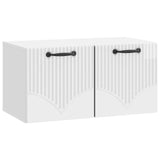 Wall-Mounted TV Cabinet High Gloss White 59.5 x 31 x 30 cm 899049