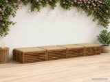 4-Piece Seat Cushions SOEST 4 pcs 100% Polyester Beige 945018