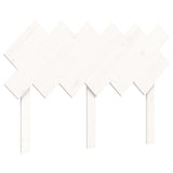 Bed Frame without Mattress White 120x200 cm Solid Wood 3195282