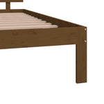 Bed Frame without Mattress Honey Brown 120x190cm Small Double 810468