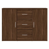 Sideboard Brown Oak 91x29.5x65 cm Engineered Wood 823349