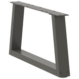 Coffee Table Legs V-Shape 2 pcs Anthracite 70x cm Steel 4012538